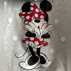 Disneyland Gray Hoodie with Red Minnie Accent, size XL